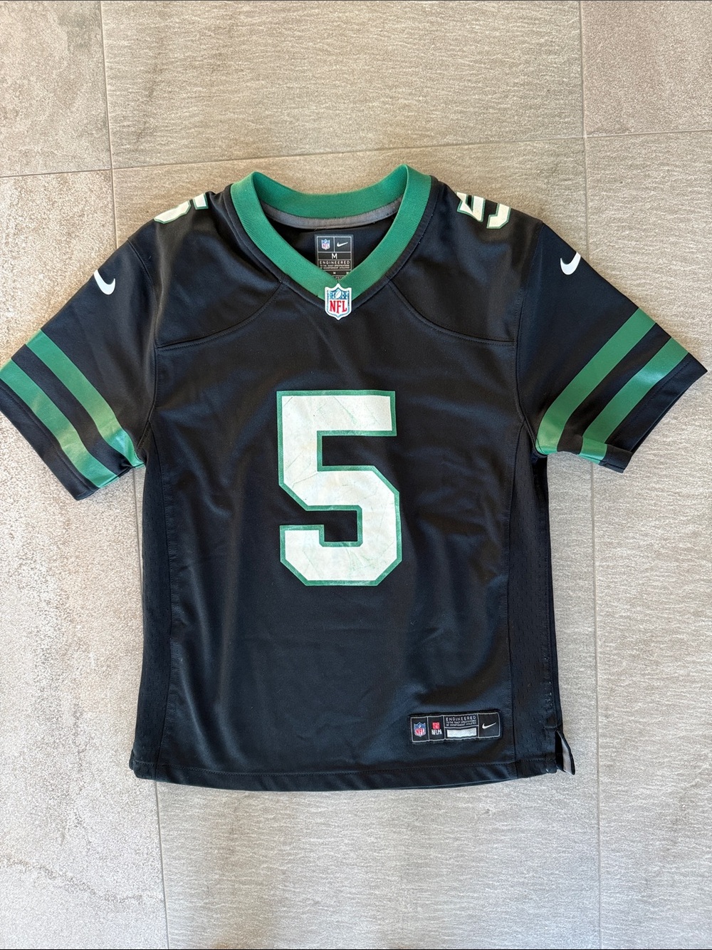 New York Jets Garett Wilson Nike Youth Jersey #5